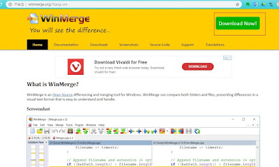 安裝WinMerge 比對程式工具