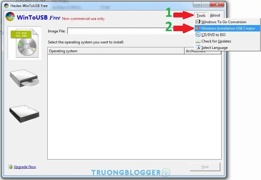Download WintoUSB Full - Hướng dẫn tạo USB Boot cài win trên cả 2 chuẩn UEFI và LEGACY