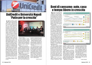 feb 2018 pag 52 - Unicredit e Università Napoli  “Patto per la crescita”