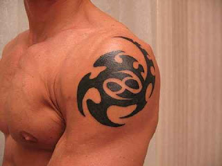 Dark Cancer Zodiac Tattoos Desaign On Arm