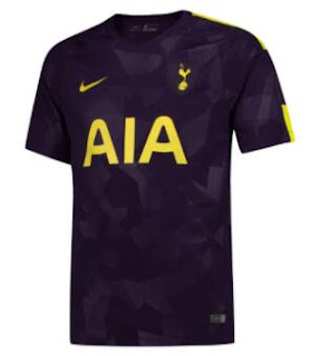  2017-18 Tottenham Hotspur Third Soccer Jersey