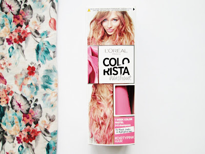 L'Oreal Colorista Washout Dirty Pink efekty