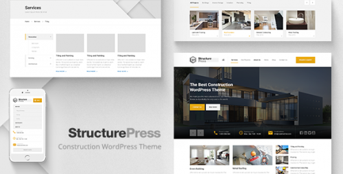 Download Nulled StructurePress – Construction, Building WP Theme