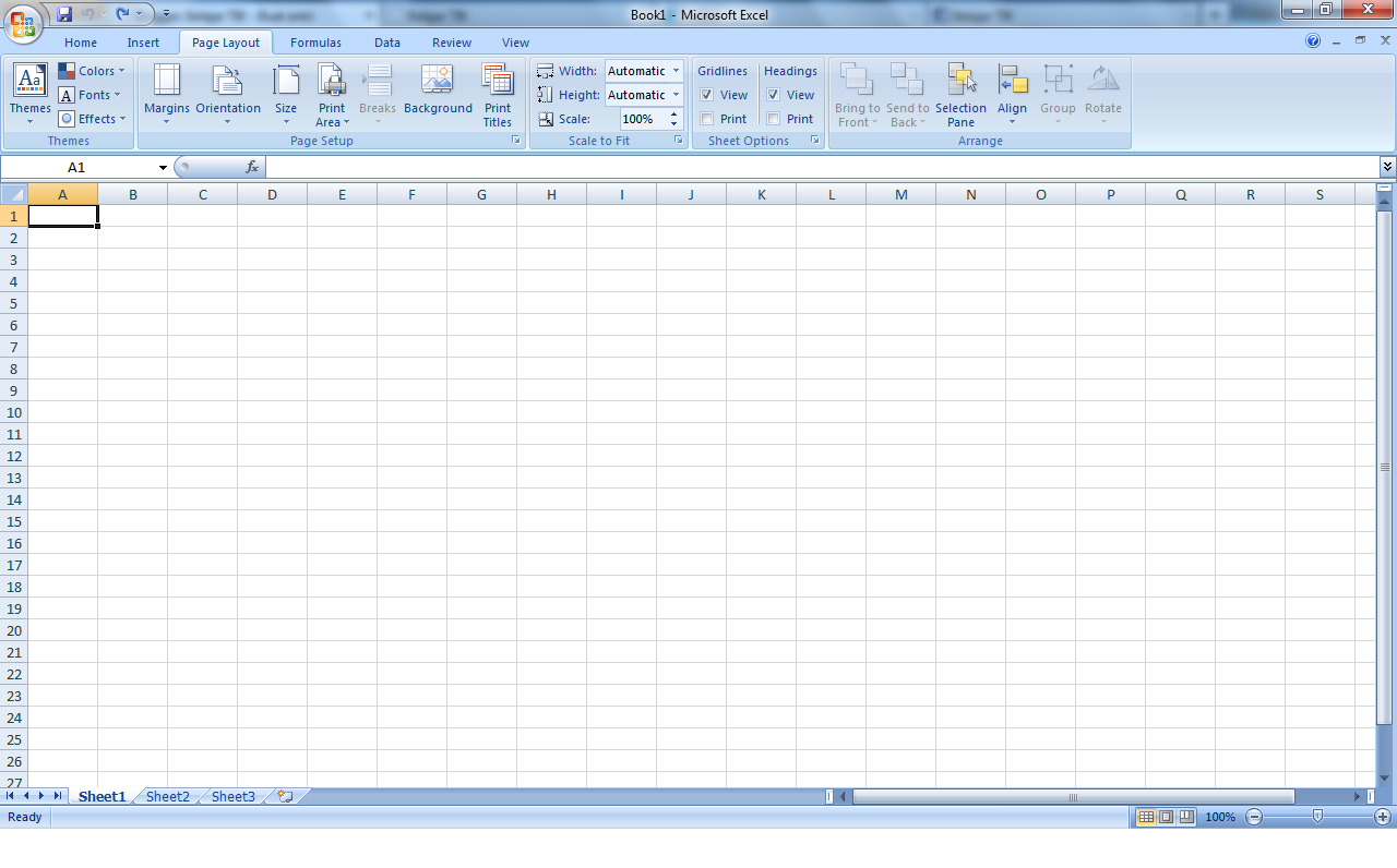 Tips Mengubah Tampilan Background Microsoft Excel