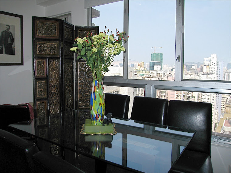 Dining room with view