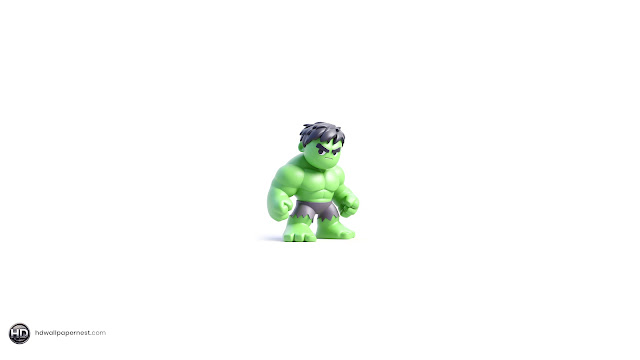 3D Cute Hulk Pixar Style HD Wallpaper