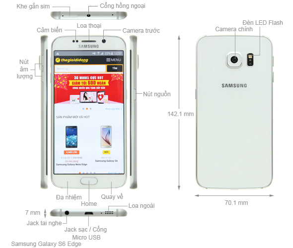 SO SANH HIEU NANG LG G4 VS GALAXY S6 EDGE