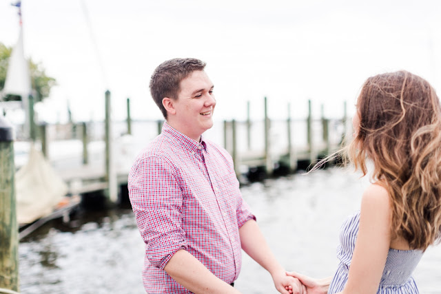 Engagement Photos in Downtown Annapolis and Cape St. Claire by Heather Ryan Photography