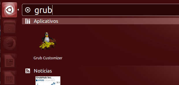 Como esconder o menu de inicialização do Grub usando a ferramenta gráfica Grub Customizer