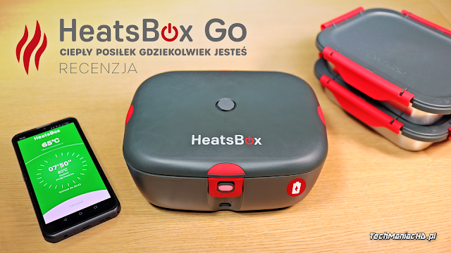 Recenzja nowoczesnego pojemnika na lunch zasilanego akumulatorowo - HeatsBox GO