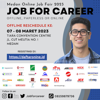 Job Fair Lulusan SMA Januari 2023 di Medan