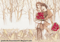 gambar kartun romantis