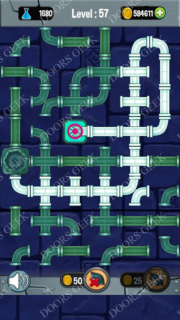  Plumber 3: Plumber Pipes Connect Level 57 Solution, Cheats, Walkthrough for android, iphone, ipad and ipod