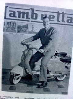 Exhibition Lambretta  in 1956,lambretta 150 LD