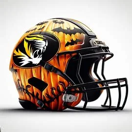 Missouri Tigers Halloween Concept Helmets