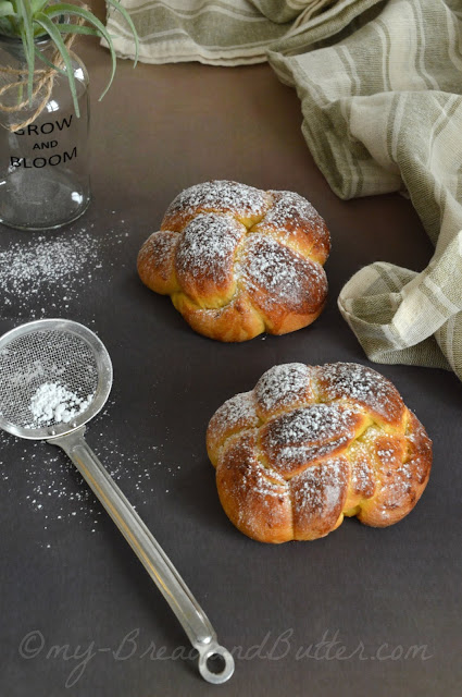 Brioche con latte condensato