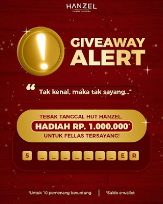 Giveaway hari ini
