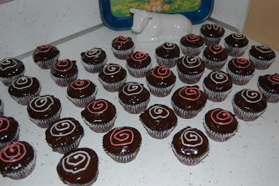 decorated cupcakes