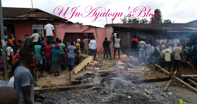 Drama as Calabar Residents Demolish Church, Beat Up Pastor...You Won't Believe Why