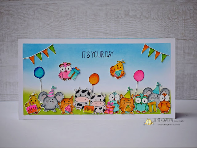 Critter birthday card- Kinda cute by patricia