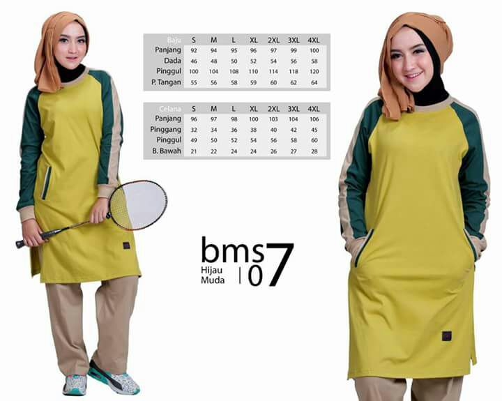 Promo Baju Olahraga Muslimah Believe Diskon