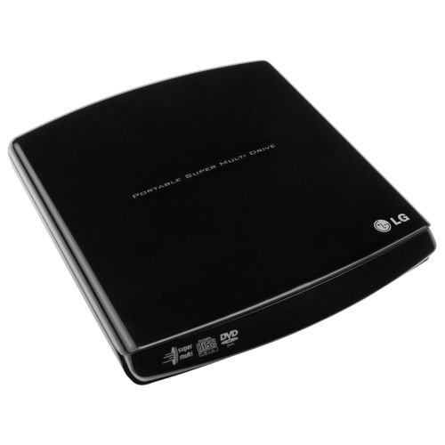 LG GP10NB20 Portable 8X Slim DVD+-RW External Drive (Black)