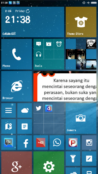 Cara Merubah Tampilan Hp Android Jadi Seperti Windows Phone