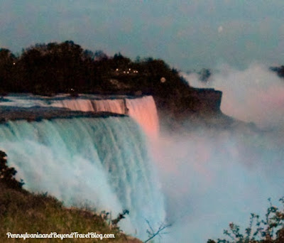 Niagara Falls - Waterfall in New York at Night