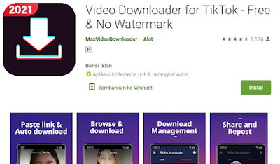 cara simpan video TikTok tanpa watermark