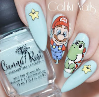 Diseños de uñas de Super Mario Bros