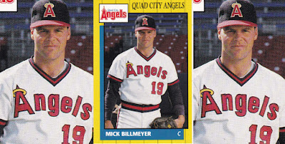 Mick Billmeyer 1990 Quad City Angels card