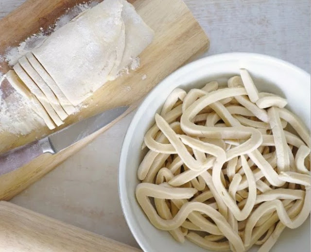 Homemade Udon #noodles #recipes