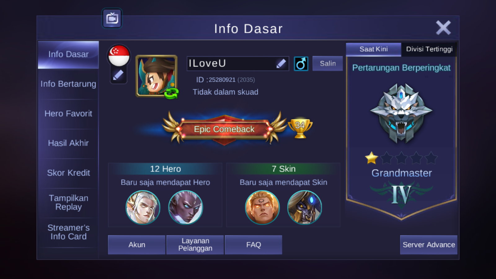 Cara Ganti Bingkai Batas Avatar Mobile Legends Game Hp Android