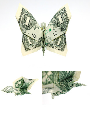 one dollar butterfly