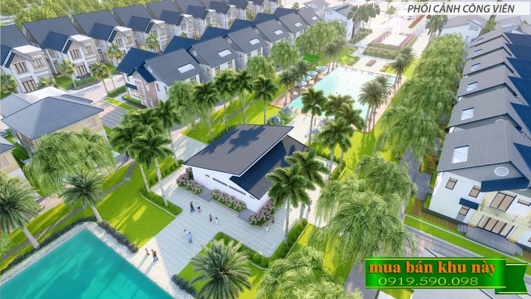 Phối cảnh công viên nội khu dự án