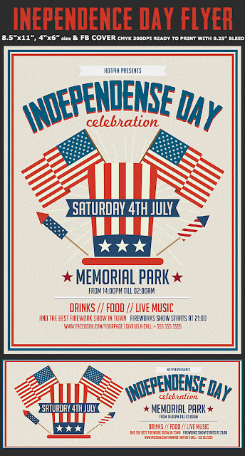  Independence Day Flyer Template