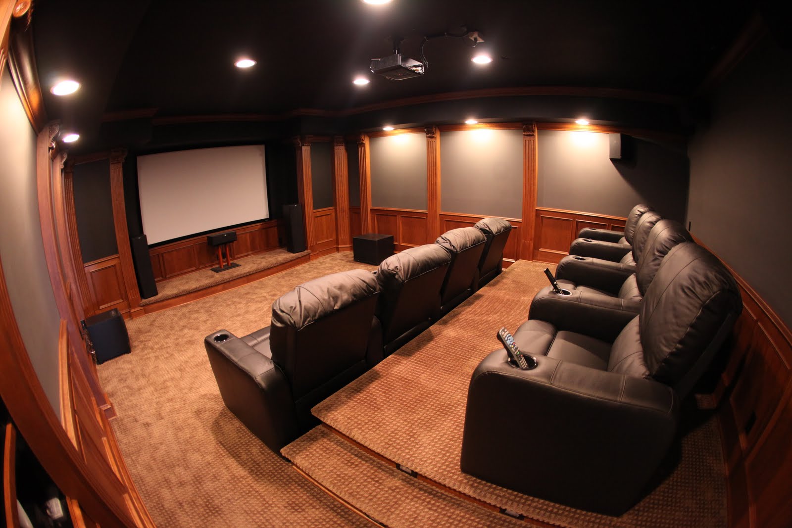 MHI Interiors: Theater Room - Novi, MI