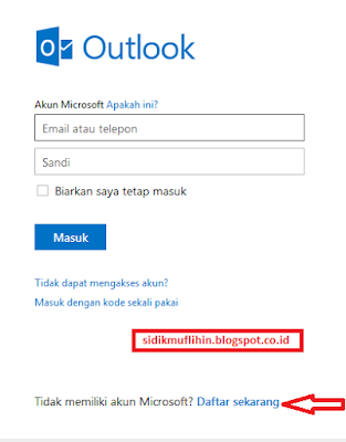 Cara Membuat Email Hotmail