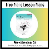 Free Piano Lesson Plans Piano Adventures 3A