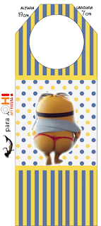 Sexy Minions Free Printable Bookmarks. 