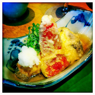 Tempura fish and vegs in Kyoto