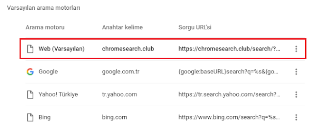 chromesearch.club virüsü