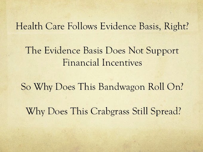 Ignoring Evidence Basis in Health Policy Is Unhealthy