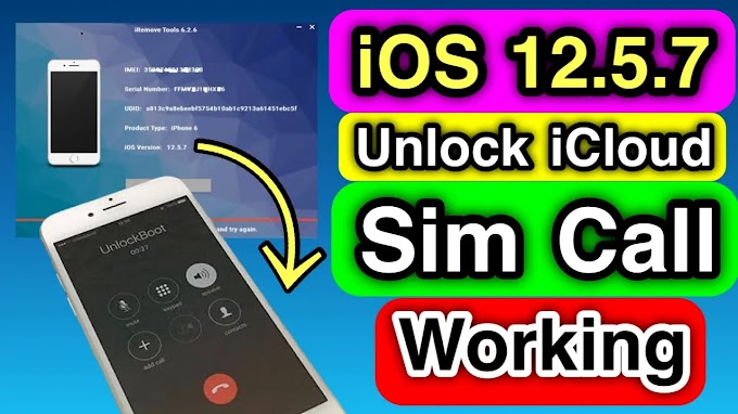 iRemove Tool For Unlock iCloud  | iPhone 6 iOS 12.5.7 iCloud Bypass Sim Working 2023