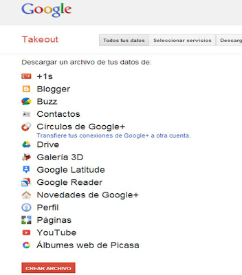 Copia Seguidad de Google