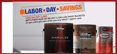 Labor day sale Home Depot 2013