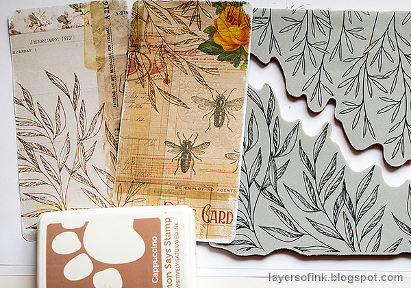 Layers of ink - Missing You Art Journal Page Tutorial by Anna-Karin Evaldsson.