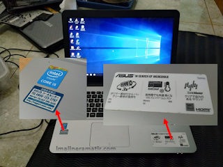 Memodifikasi Frame Keyboard Laptop Asus X555LA Jepang untuk dipasangi Keyboard versi US