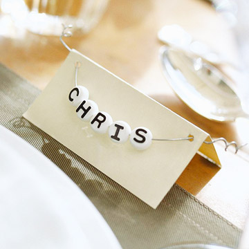 wedding vow renewal placecards