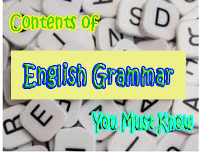 English Grammar : Contents of Grammar